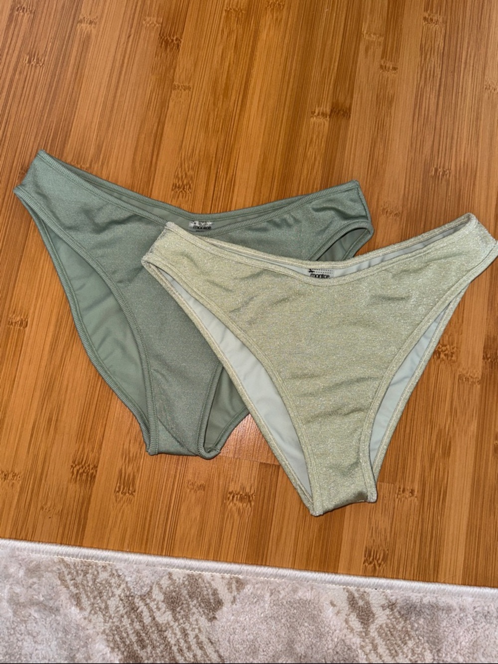 Montce Sage Green Bikini Bottoms - 2-Pack